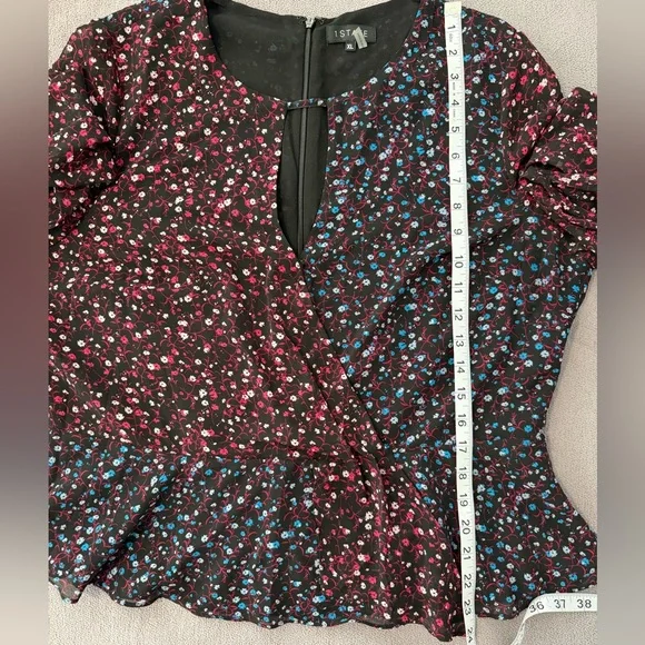 1. State Floral Blouse XL - Picture 6 of 8